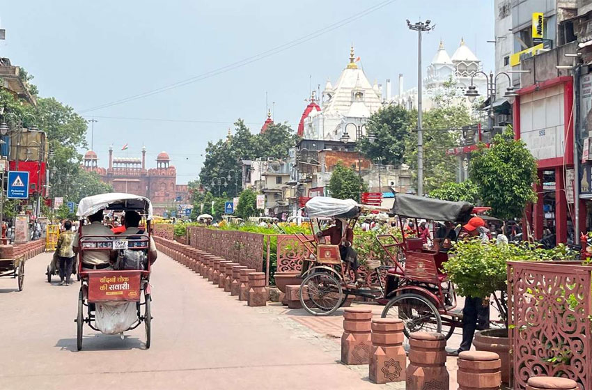 Old Delhi en rickshaw por Chandni Chowk