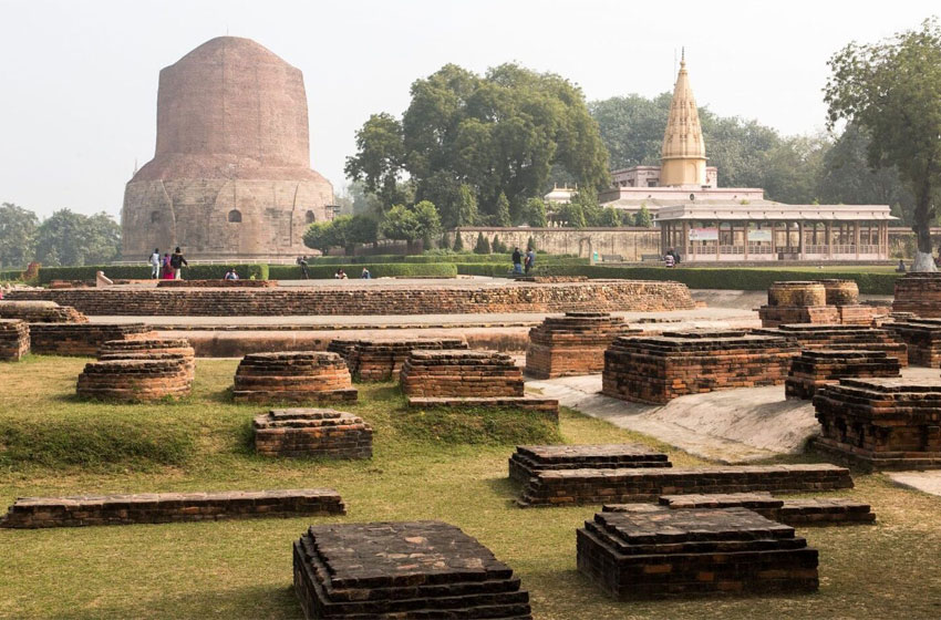 Sarnath, donde Buda dio su primer sermón