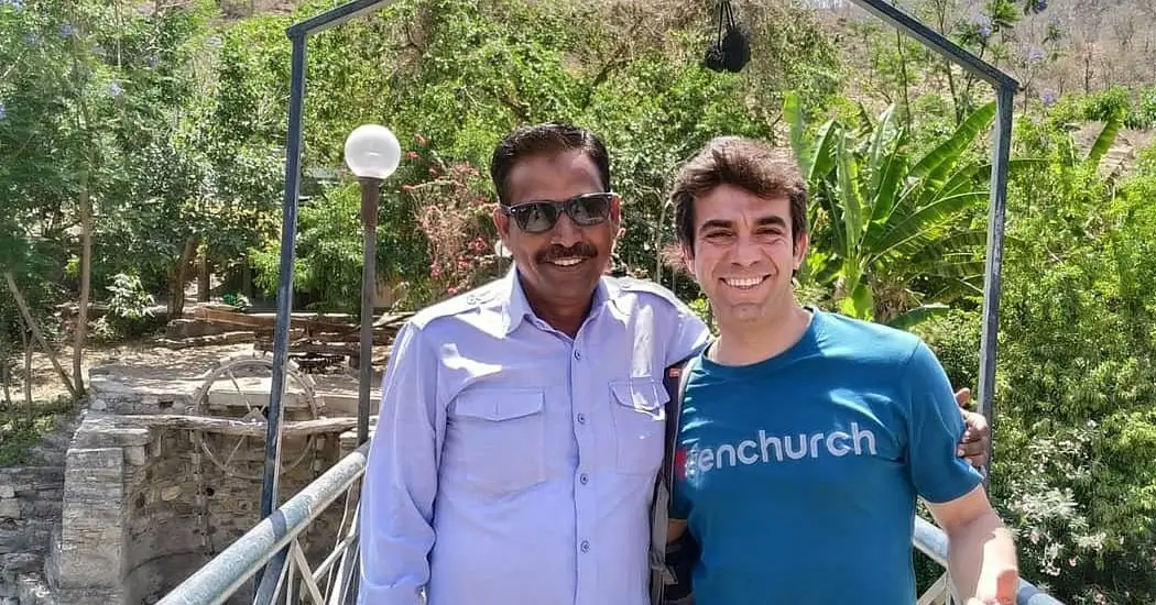 Conductor privado en el sur de la India