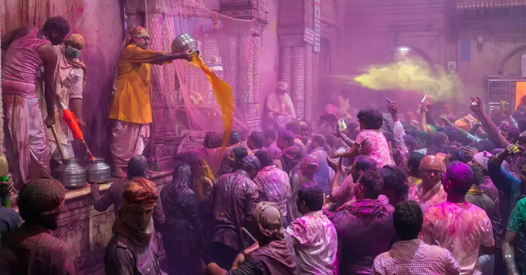Dónde celebrar Holi en India