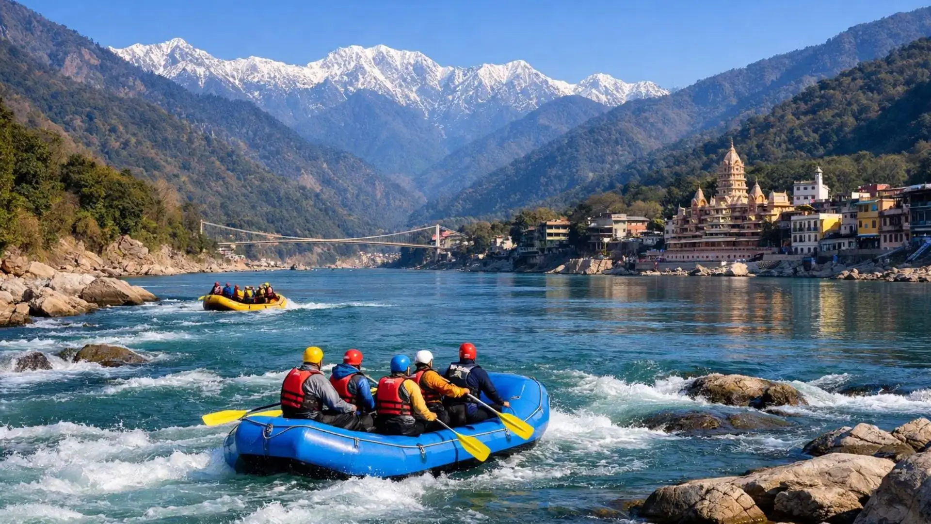 Rishikesh: retiro de yoga y rafting en el Ganges | Guía completa